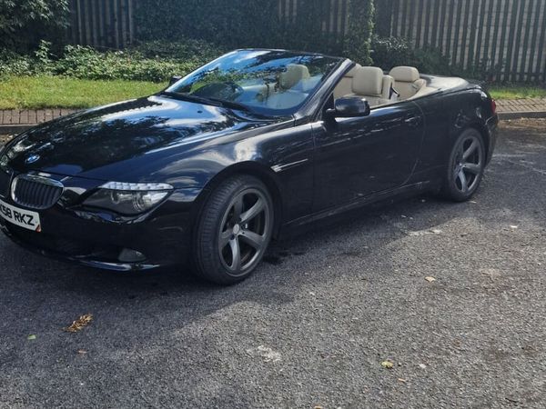 BMW 6-Series Convertible, Diesel, 2008, Black