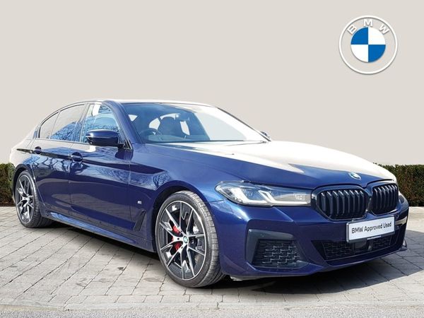 BMW 5-Series Saloon, Diesel, 2021, Blue