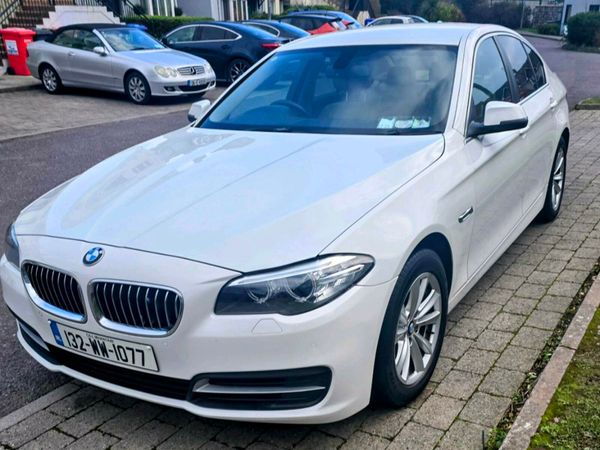 BMW 5-Series Saloon, Diesel, 2013, White