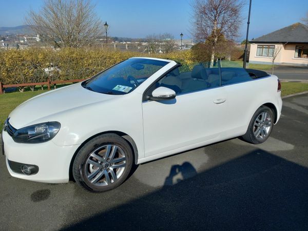 Volkswagen Golf Convertible, Diesel, 2012, White