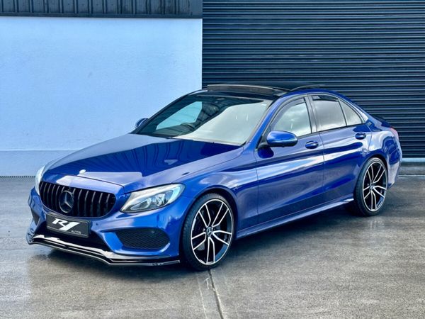 Mercedes-Benz C-Class Saloon, Diesel, 2017, Blue