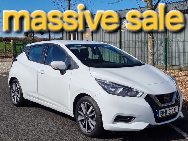 Nissan Micra Hatchback, Petrol, 2018, White