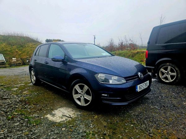Volkswagen Golf Hatchback, Diesel, 2016, Blue