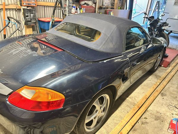 Porsche Boxster Convertible, Petrol, 1997, Blue