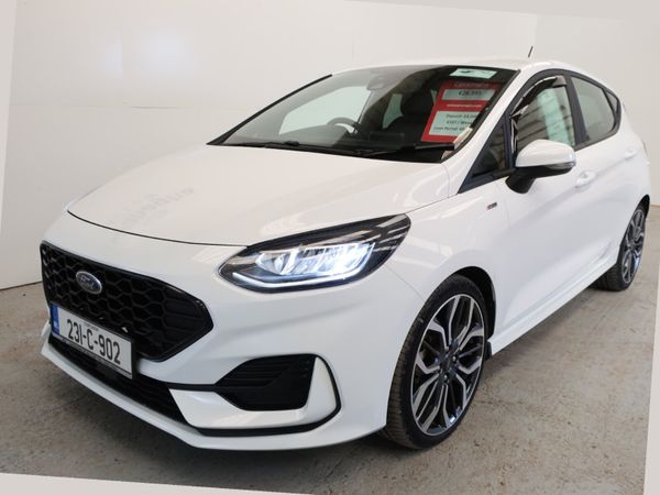 Ford Fiesta Hatchback, Petrol Hybrid, 2023, White