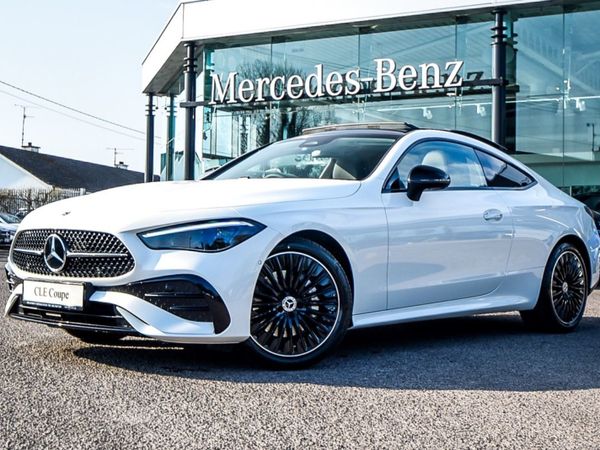 Mercedes-Benz CLE Coupe, Diesel Hybrid, 2025, White