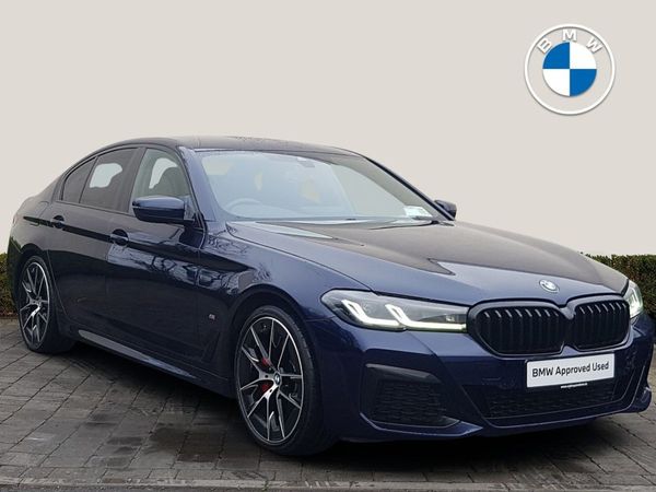 BMW 5-Series Saloon, Diesel, 2021, Blue