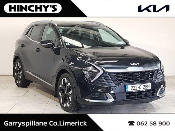 Kia Sportage SUV, Petrol Plug-in Hybrid, 2022, Black