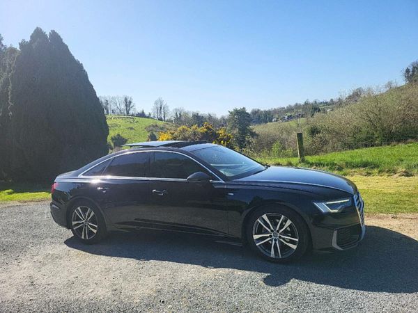 Audi A6 Saloon, Diesel Hybrid, 2020, Black