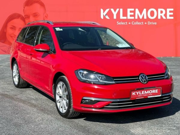 Volkswagen Golf Estate, Petrol, 2019, Red