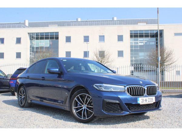BMW 5-Series Saloon, Petrol Plug-in Hybrid, 2021, Blue