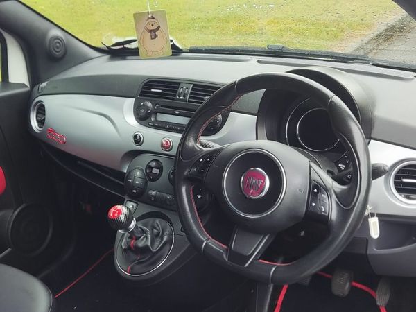 Fiat 500 Hatchback, Petrol, 2015, White