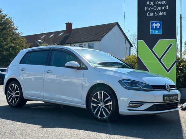Volkswagen Golf Hatchback, Petrol, 2019, White