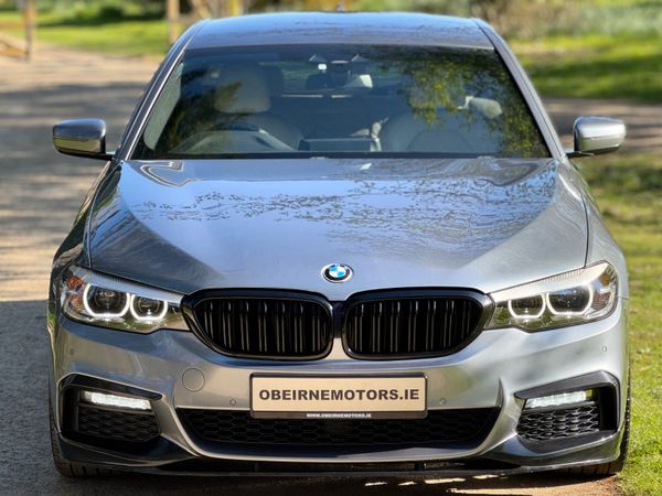 BMW 5-Series Saloon, Diesel, 2018, Blue