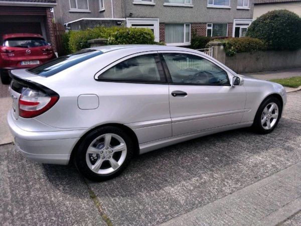 Mercedes-Benz C-Class Coupe, Petrol, 2007, Silver