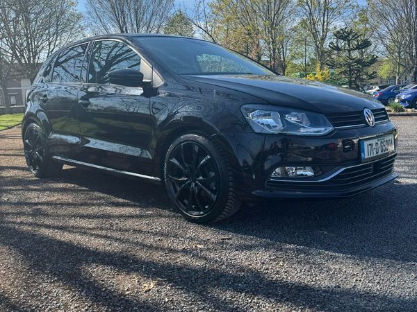 Volkswagen Polo Hatchback, Petrol, 2017, Black
