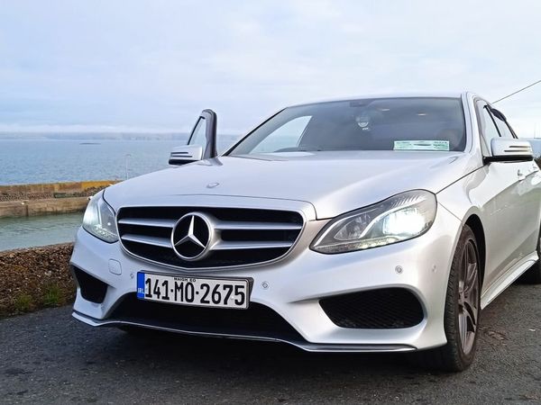 Mercedes-Benz E-Class Saloon, Diesel Hybrid, 2014, Silver