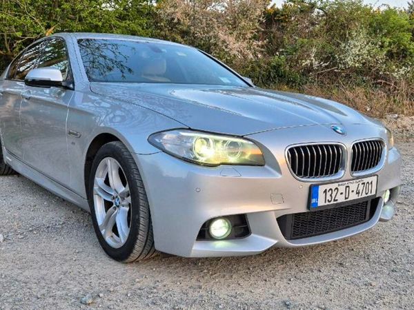 BMW 5-Series Saloon, Diesel, 2013, Silver