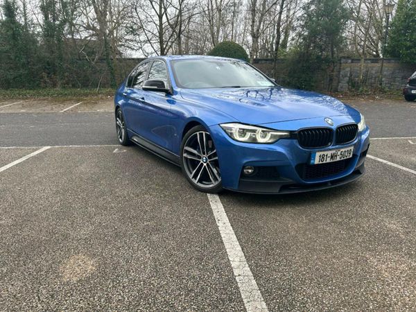 BMW 3-Series Saloon, Petrol Plug-in Hybrid, 2018, Blue