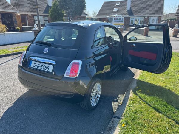 Fiat 500 Hatchback, Petrol, 2012, Black