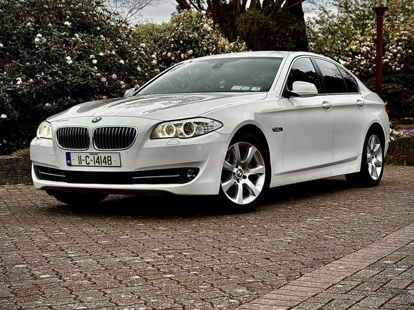 BMW 5-Series Saloon, Diesel, 2011, White