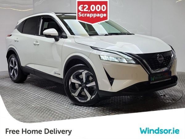 Nissan Qashqai MPV, Hybrid, 2024, White