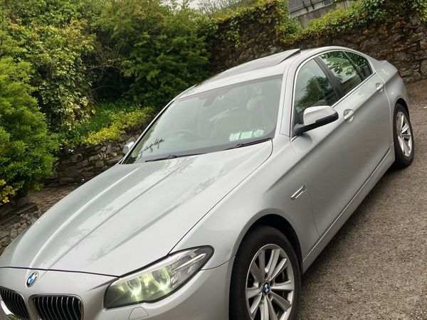 BMW 5-Series Saloon, Diesel, 2014, Silver