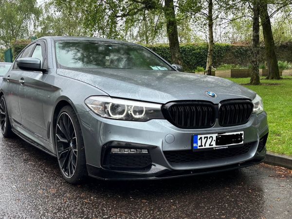 BMW 5-Series Saloon, Diesel, 2017, Blue