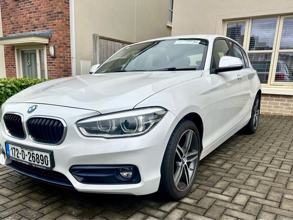 BMW 1-Series Hatchback, Diesel, 2017, White
