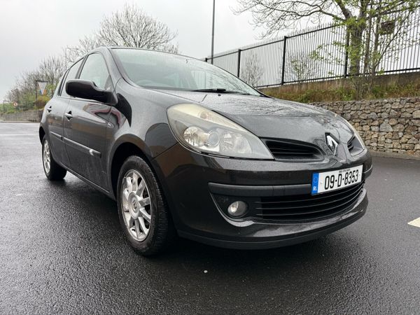 Renault Clio Hatchback, Ethanol Petrol, 2009, Black