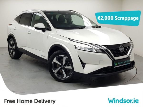 Nissan Qashqai MPV, Hybrid, 2024, White