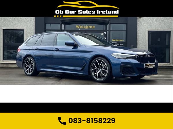 BMW 5-Series Estate, Diesel, 2022, Blue