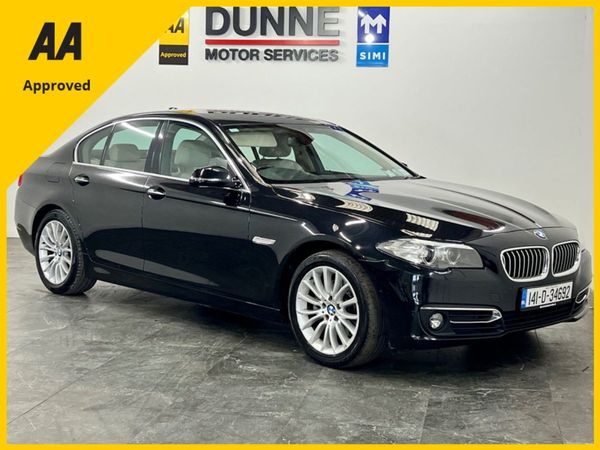 BMW 5-Series Saloon, Diesel, 2014, Black