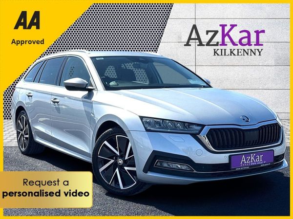 Skoda Octavia Estate, Petrol Plug-in Hybrid, 2022, Silver
