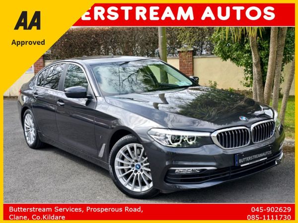 BMW 5-Series Saloon, Petrol Plug-in Hybrid, 2018, Grey
