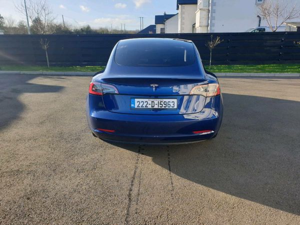 Tesla Model 3 Saloon, Electric, 2022, Blue
