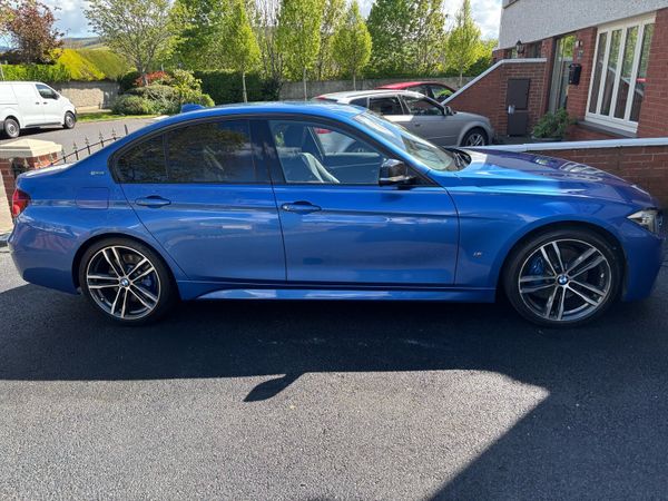 BMW 3-Series Saloon, Petrol Plug-in Hybrid, 2017, Blue