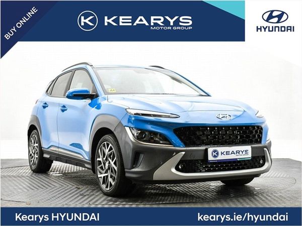 Hyundai KONA Crossover, Petrol Hybrid, 2022, Blue