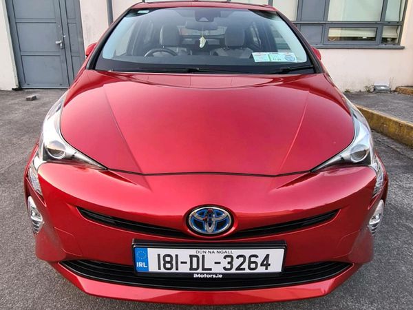 Toyota Prius Hatchback, Petrol Hybrid, 2018, Red