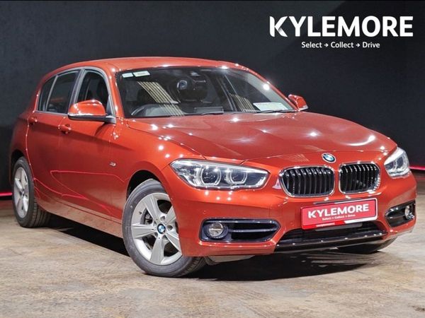 BMW 1-Series Hatchback, Petrol, 2017, Orange