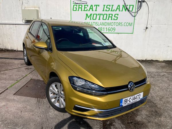 Volkswagen Golf Hatchback, Petrol, 2019, Yellow