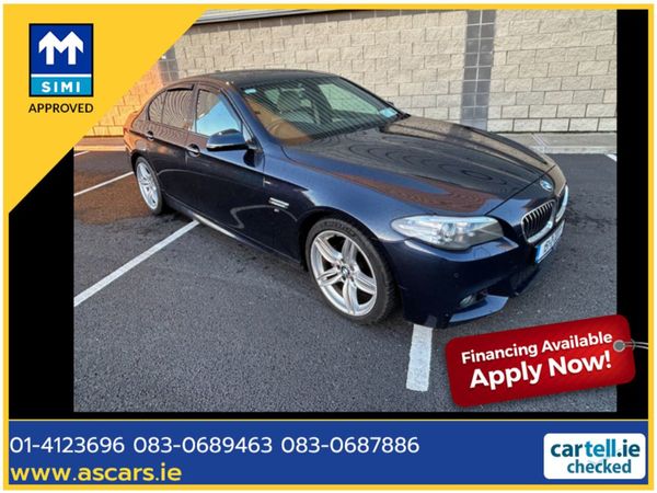 BMW 5-Series Saloon, Diesel, 2015, Blue