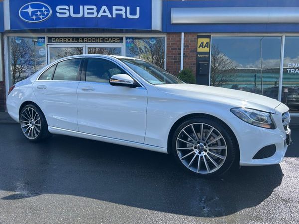 Mercedes-Benz C-Class Saloon, Petrol, 2016, White