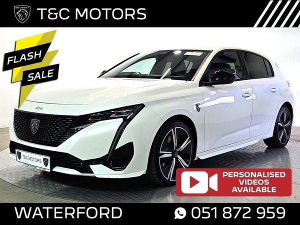 Peugeot 308 Hatchback, Petrol Plug-in Hybrid, 2023, White