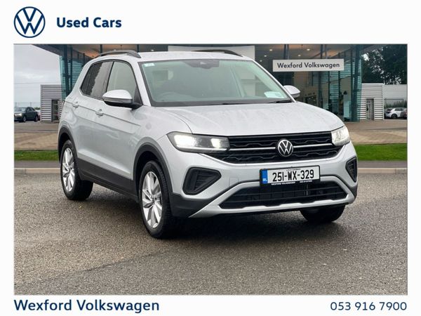 Volkswagen T-Cross Hatchback, Petrol, 2025, Silver