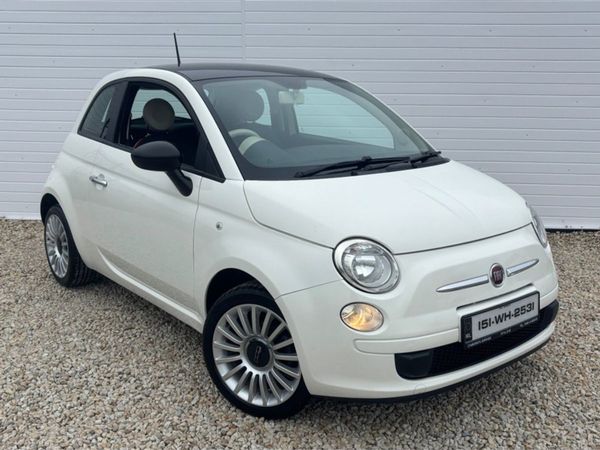 Fiat 500 Hatchback, Petrol, 2015, White