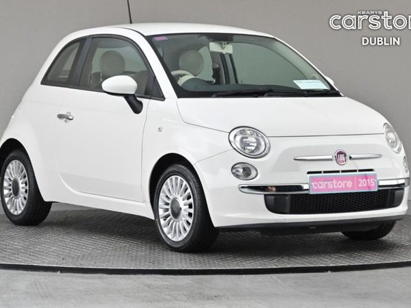 Fiat 500 Hatchback, Petrol, 2015, White