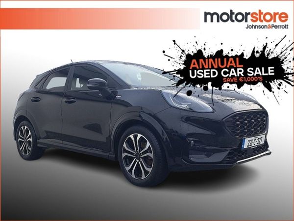 Ford Puma MPV, Petrol Hybrid, 2022, Black