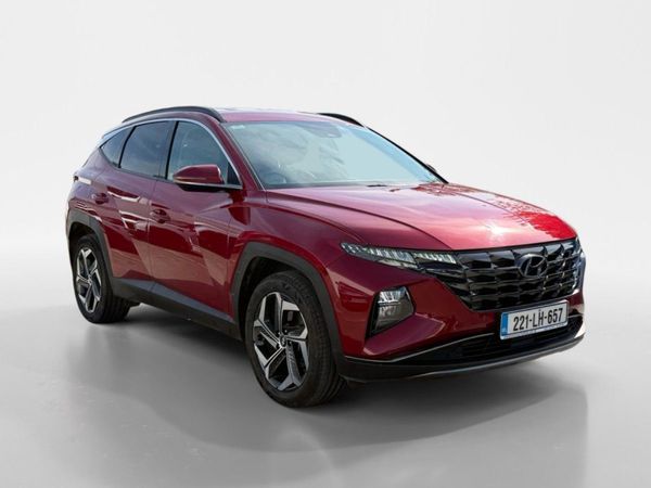 Hyundai Tucson SUV, Petrol Hybrid, 2022, Red