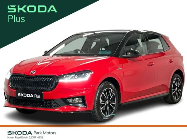 Skoda Fabia Hatchback, Petrol, 2024, Red